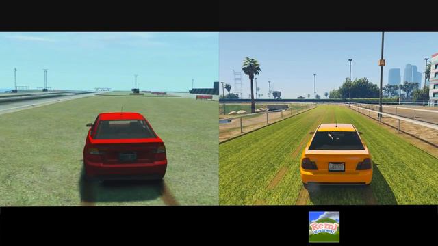 GTA V Vs GTA IV - Сравнение геймплея автомобилей