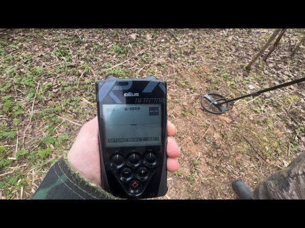 Проверка деус 1 и деус 2. Реакция на пустую закопанную яму . Это был не пятак.