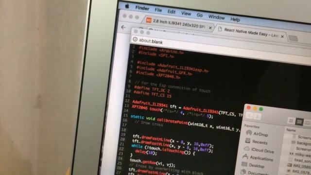 Connecting TFT LCD Touch Screen with Nodemcu/ ESP8266 смотреть онлайн