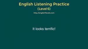 ✔ English Listening Practice Level 6 | Study English ✔
