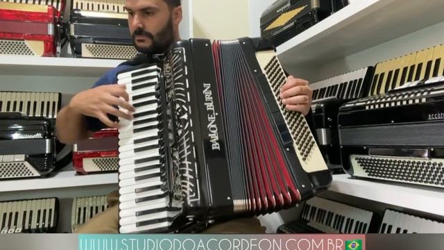 À venda Acordeon Sanfona Ballone Burini🇮🇹 Dupla Ressonância ❗️ смотреть онлайн
