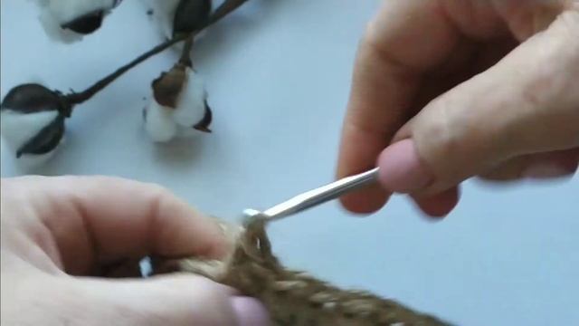 Корзинка из джута/вязание крючком/handmade смотреть онлайн