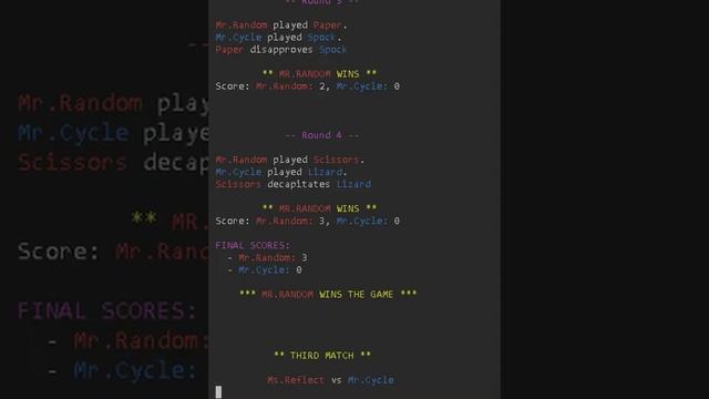 Rock Paper Scissors Spock Lizard Game On Python смотреть онлайн