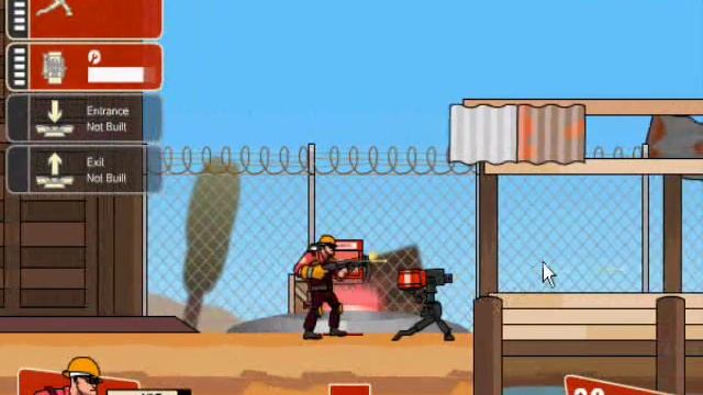 Tf2 flash game review "Sentry fortress" смотреть онлайн