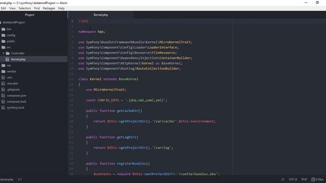 Probando Symfony 4 - 02 - Estructura de directorios смотреть онлайн