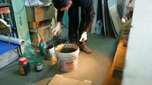 Искусственный камень СЛАНЕЦ своими руками | камень из цемента для фасада, для цоколя, для интерьер смотреть онлайн