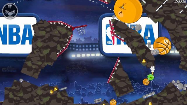 Ham Dunk 2-9 | Score 151110 | Angry Birds Seasons смотреть онлайн