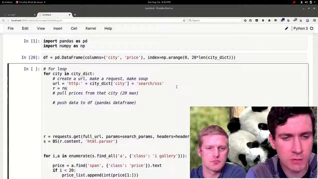 Web Scraping : Python Pandas: storing data into a Pandas data-frame смотреть онлайн