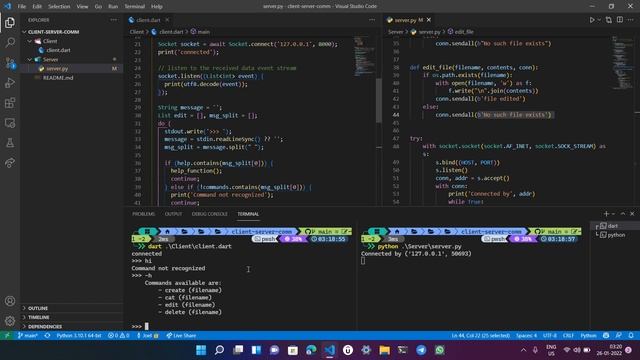 Client Server Application over tcp смотреть онлайн
