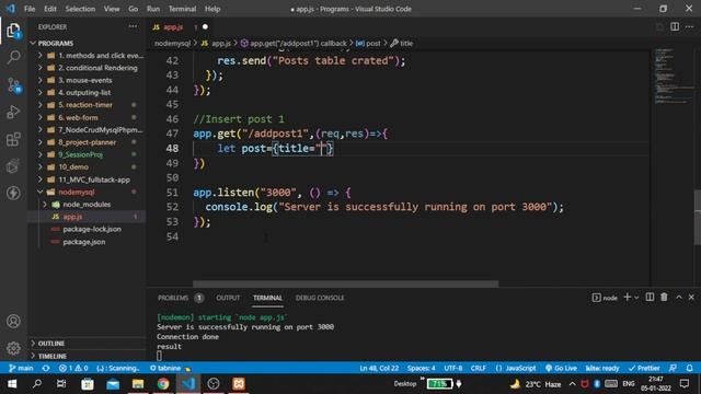 Use MySQL With NodeJS Application - XAMPP / phpMyAdmin смотреть онлайн