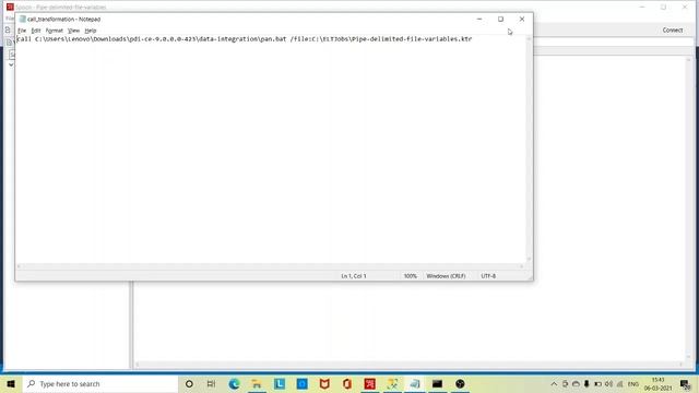 How to Call transformation in Pentaho using command Prompt смотреть онлайн