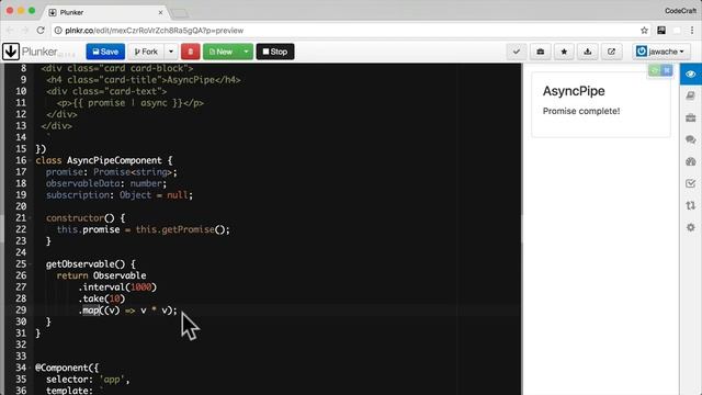 41 Angular Pipes Async Pipe смотреть онлайн