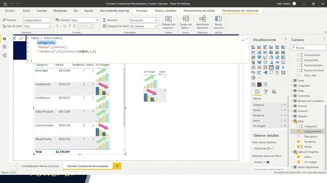 Formatos Condicionales con íconos Personalizados en Power BI смотреть онлайн