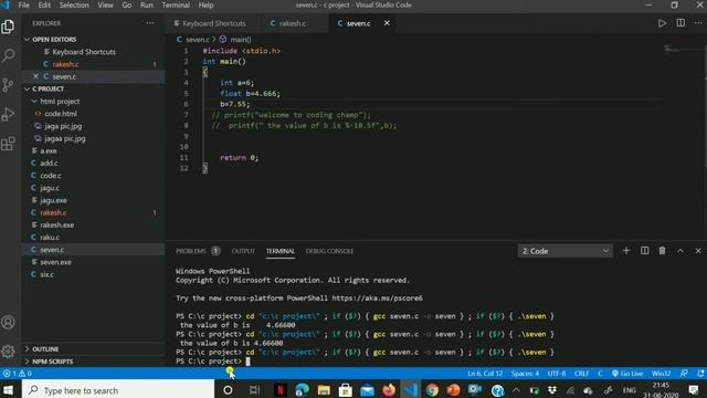 C Format Specifiers And Escape Sequences With Examples | C Language Complete Tutorial In Hindi |#7 смотреть онлайн