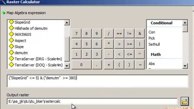Spatial Analysis 4 of 13: Selecting Suitable Slopes and Elevation in ArcGIS смотреть онлайн