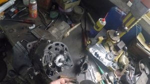 Ремонт вакуумного насоса на генераторе на дизелях.