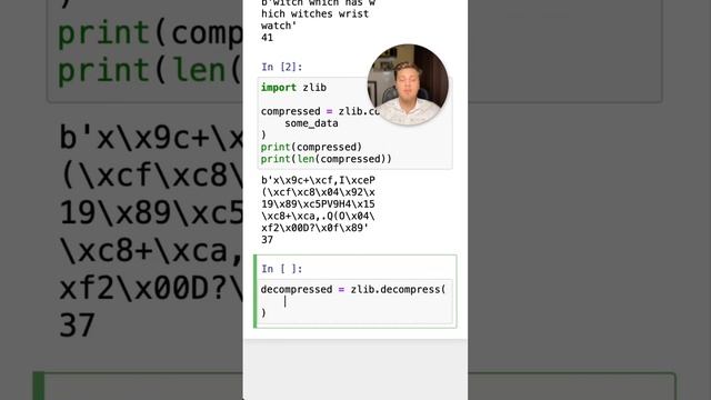 Как сжать данные в #Python #SurenPyTips смотреть онлайн