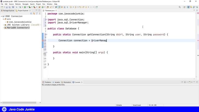 Connection | JDBC Tutorial for Beginners смотреть онлайн