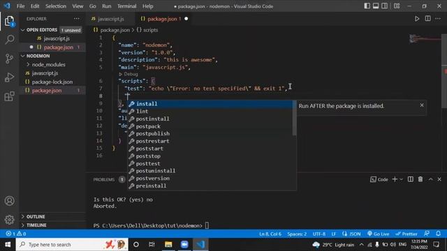 how to fix nodemon error смотреть онлайн