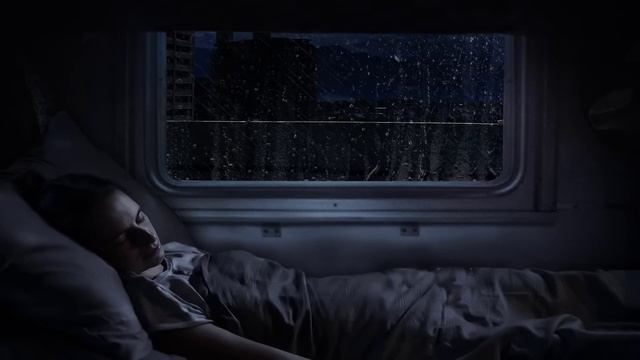 10 Hours ⚡️ Rain & Train sound ? Sleep till morning on a long-distance train with soothing rain смотреть онлайн