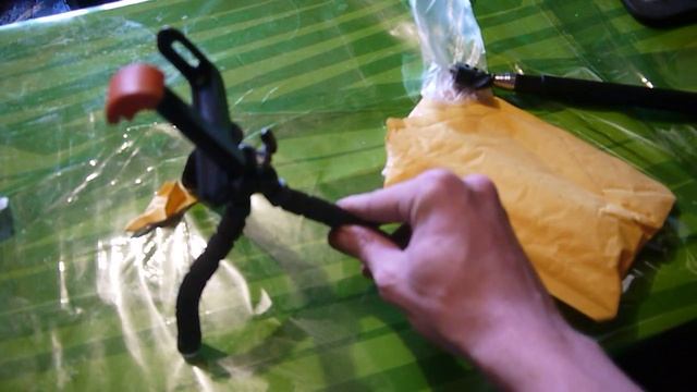 Трипод из китая распаковка! Офигеть! KOMERY Гибкий штатив губка Осьминог для iPhone Xiaomi huawei смотреть онлайн