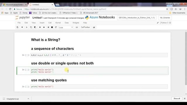 Python Programming Tutorial for Beginners - What is a String?| Syntax Errors Explained смотреть онлайн
