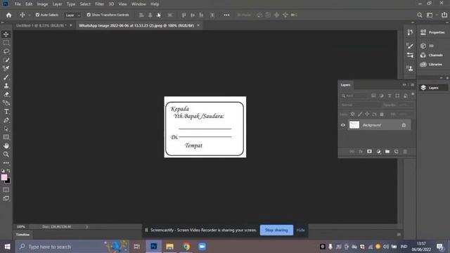 Tutorial Membuat Surat Undangan Pernikahan menggunakan PhotoShop смотреть онлайн