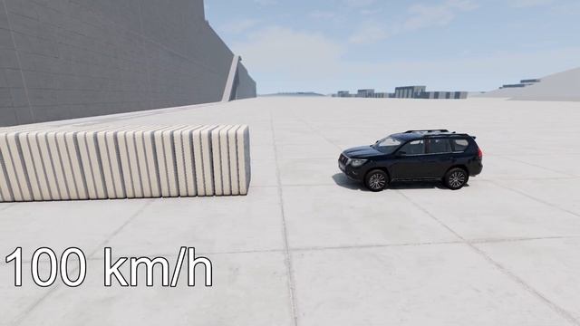 100 MATTRESSES vs TOYOTA LC PRADO! 150 Km/H CRASH TEST! - BeamNg Drive смотреть онлайн