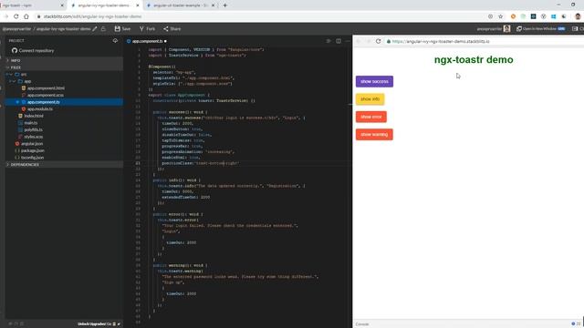 ngx-toastr configuration (Continuation...) смотреть онлайн