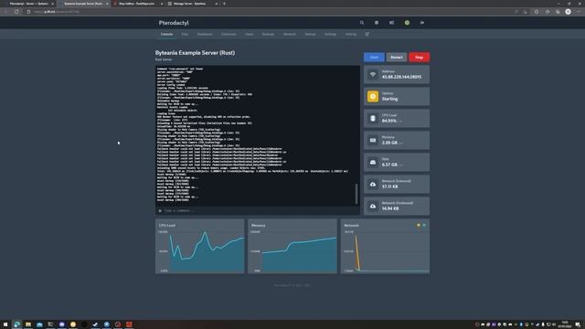 How To Setup A Rust Server On Pterodactyl - Byteania