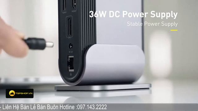 Baseus Hub 16 in 1 Workstation Quadruple Display Multifunctional Type C смотреть онлайн
