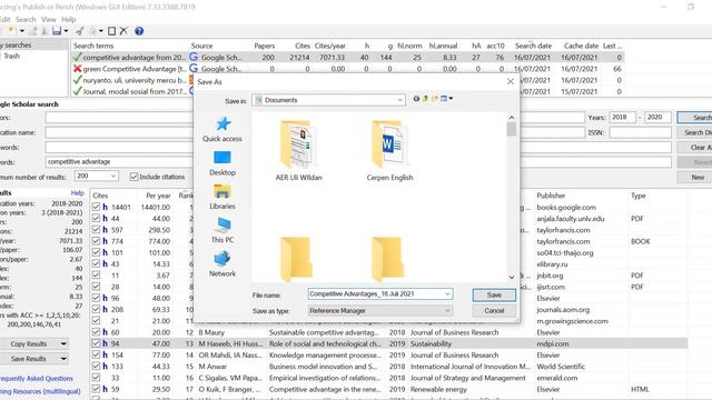Tutorial Publish or Perish смотреть онлайн