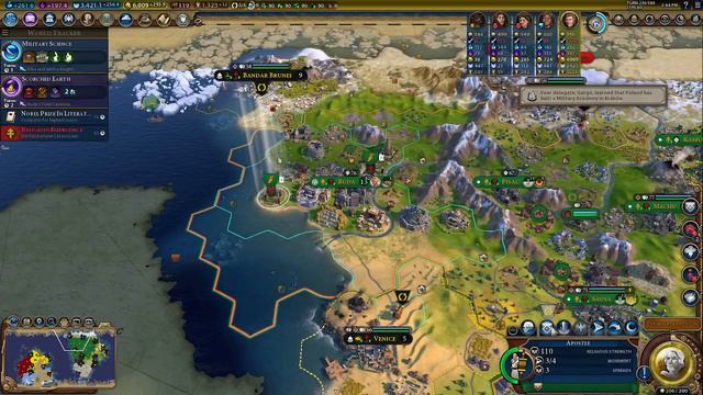 Civilization 6 Achievement run: Laurels that Shielded the Seahenge ep. 9 - Hungary смотреть онлайн