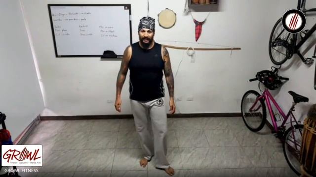 Growl Fitness - Aula de Capoeira #39: Secuencias y acondicionamiento Físico смотреть онлайн