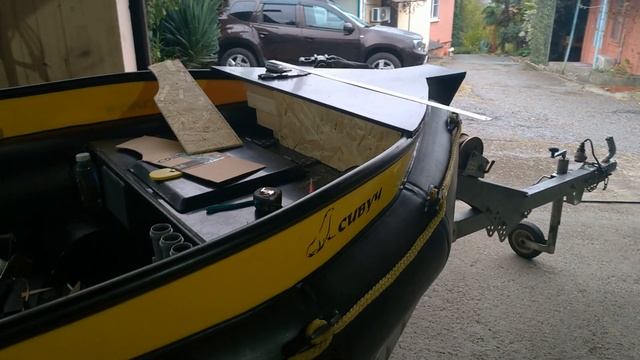 Площадка под лебёдку и роульс Часть вторая. смотреть онлайн