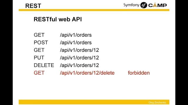 Введение в REST API; подходы к генерации API документации смотреть онлайн