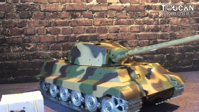 Henglong King Tiger Tank With FPV, Barrel Smoke And Flash, 360 Turret, Metal Tracks And Metal Wheel смотреть онлайн