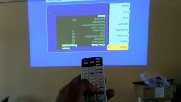 Epson projector screen rotation