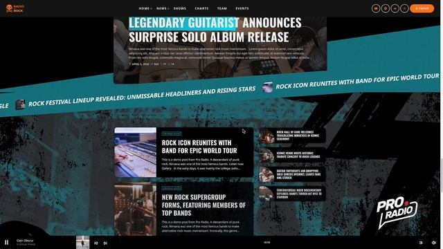 Create an Epic Rock Radio Website in Minutes | WordPress Template смотреть онлайн