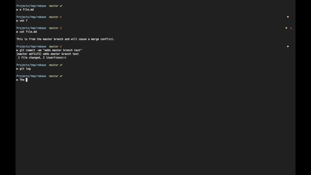 Quick git rebase showcase смотреть онлайн