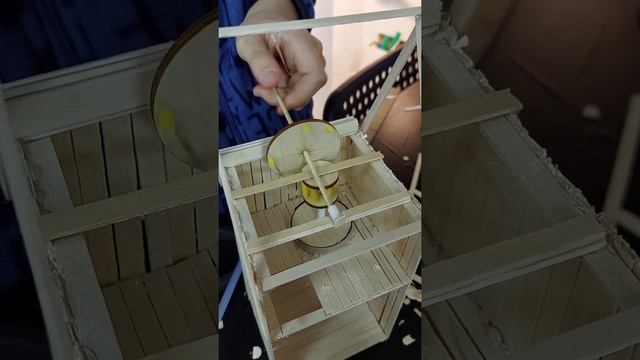 Макет мельницы с работающим механизмом. Игорь Ломов. смотреть онлайн