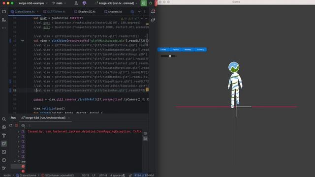 KorGE 3D glTF2 skinning, morphing and animations! смотреть онлайн