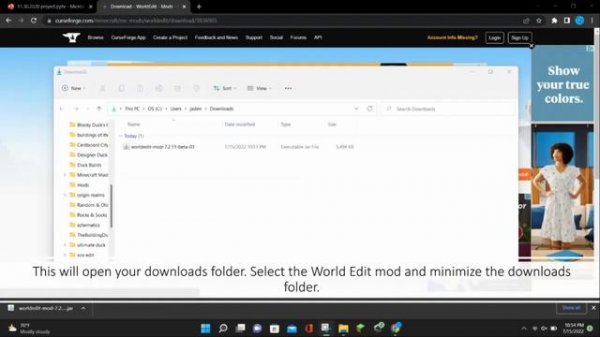 How To Download & Install World Edit In Minecraft 1.19! (Forge)