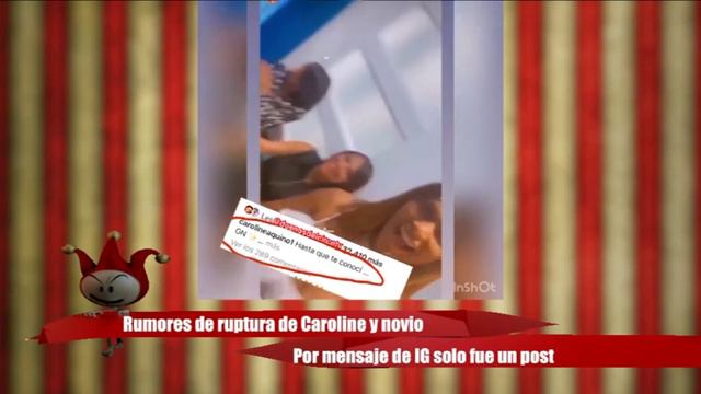 Rumores de ruptura de Caroline y novio, por mensaje de IG solo fue un post смотреть онлайн