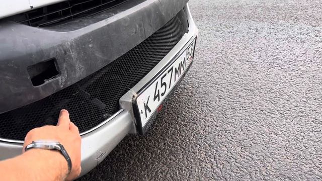 Пежо 308 после ремонта бампера!!