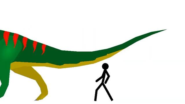 3 TRex & 3 Giganotosaurus VS Human (Stick Nodes Dinosaur) смотреть онлайн