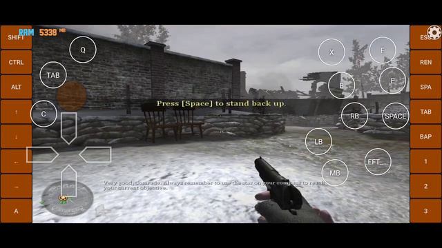 Call of Duty 2 on Android using exagear windows emulator смотреть онлайн