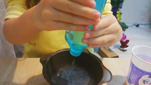 Slime Party. Самый блестящий Слайм из двух цветов