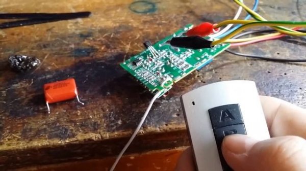 Ремонт блока управления люстрой Y-B7E wierless switch