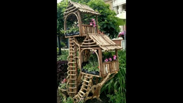 Садовая мебель (и не только) из веток! смотреть онлайн